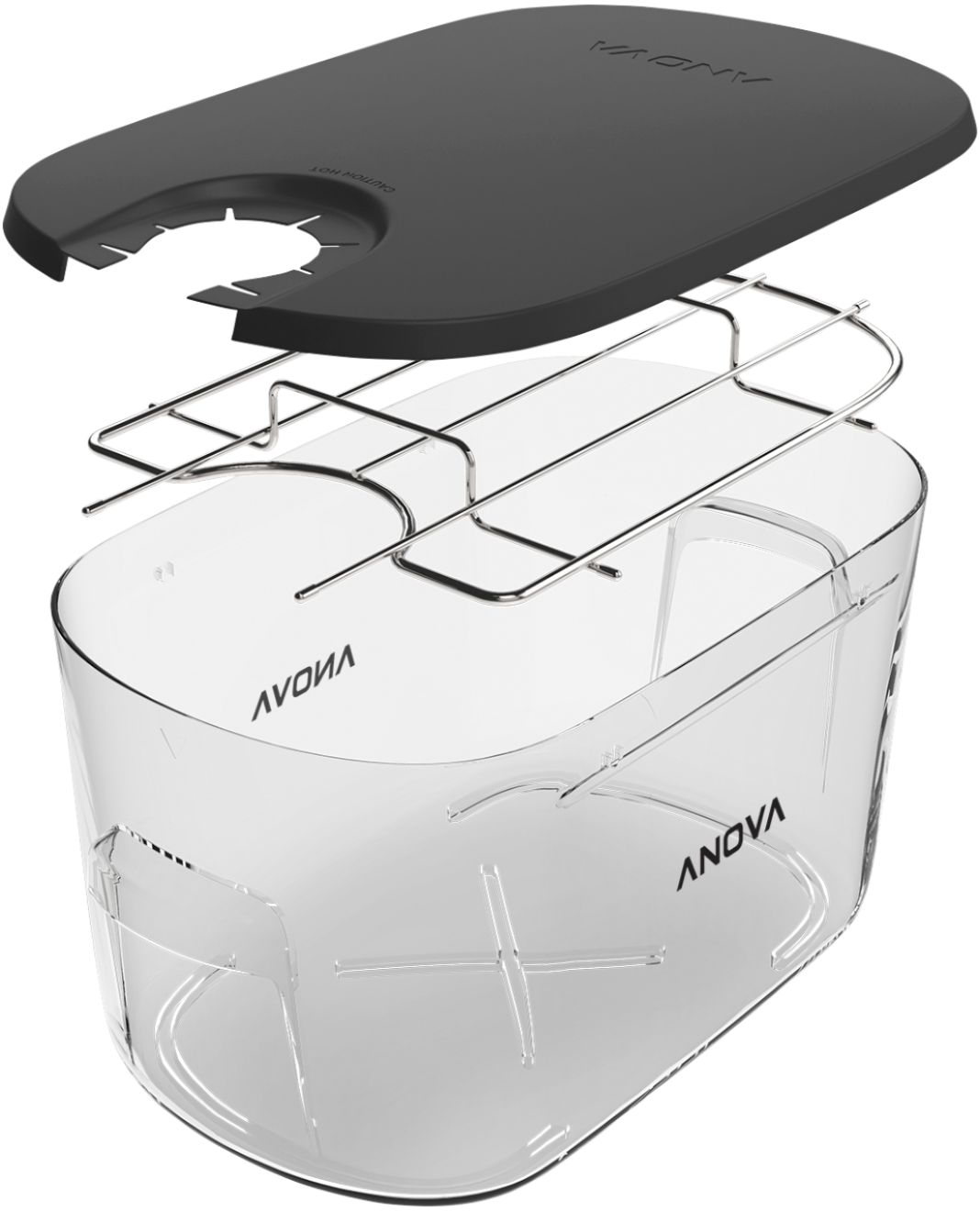 Angle View: Anova - Precision 12L Container - Clear