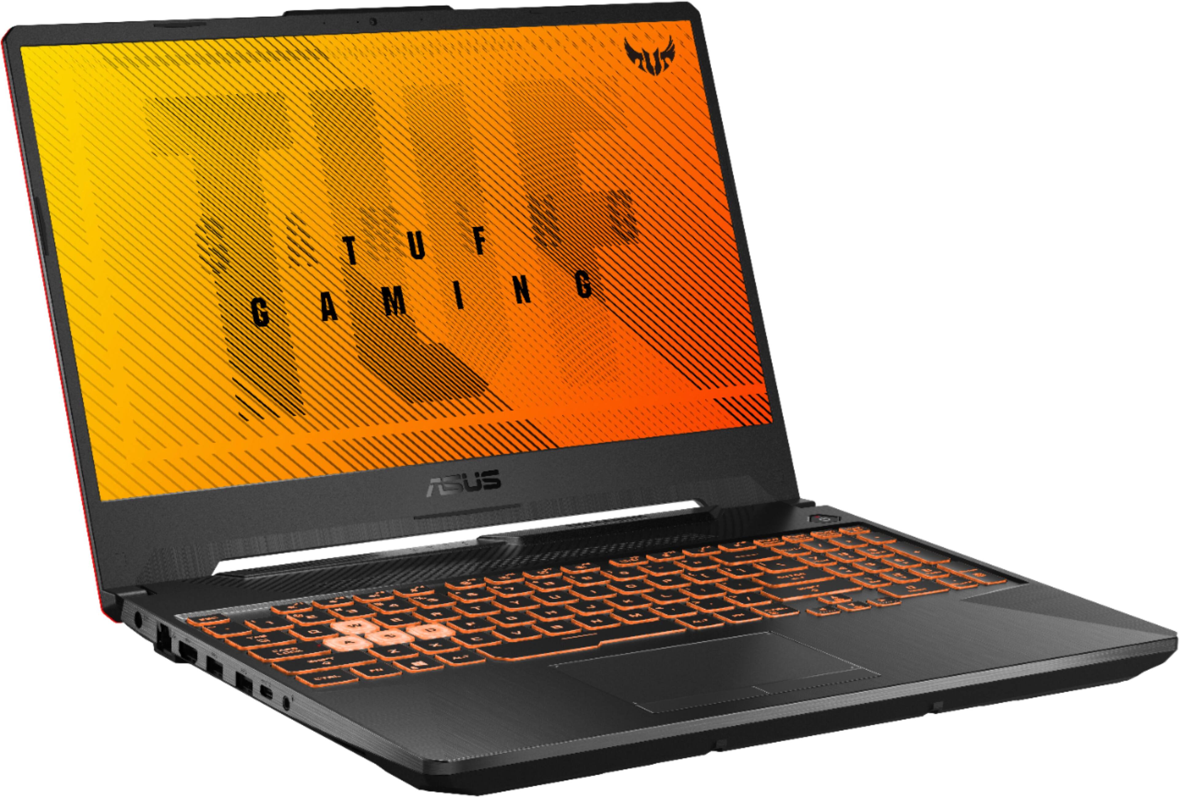 Angle. ASUS - ASUS - TUF Gaming 15.6" Laptop - Intel Core i5 - 8GB Memory - NVIDIA GeForce GTX 1650 Ti - 256GB SSD - Black.
