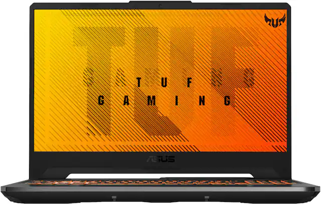 Front. ASUS - ASUS - TUF Gaming 15.6" Laptop - Intel Core i5 - 8GB Memory - NVIDIA GeForce GTX 1650 Ti - 256GB SSD - Black.