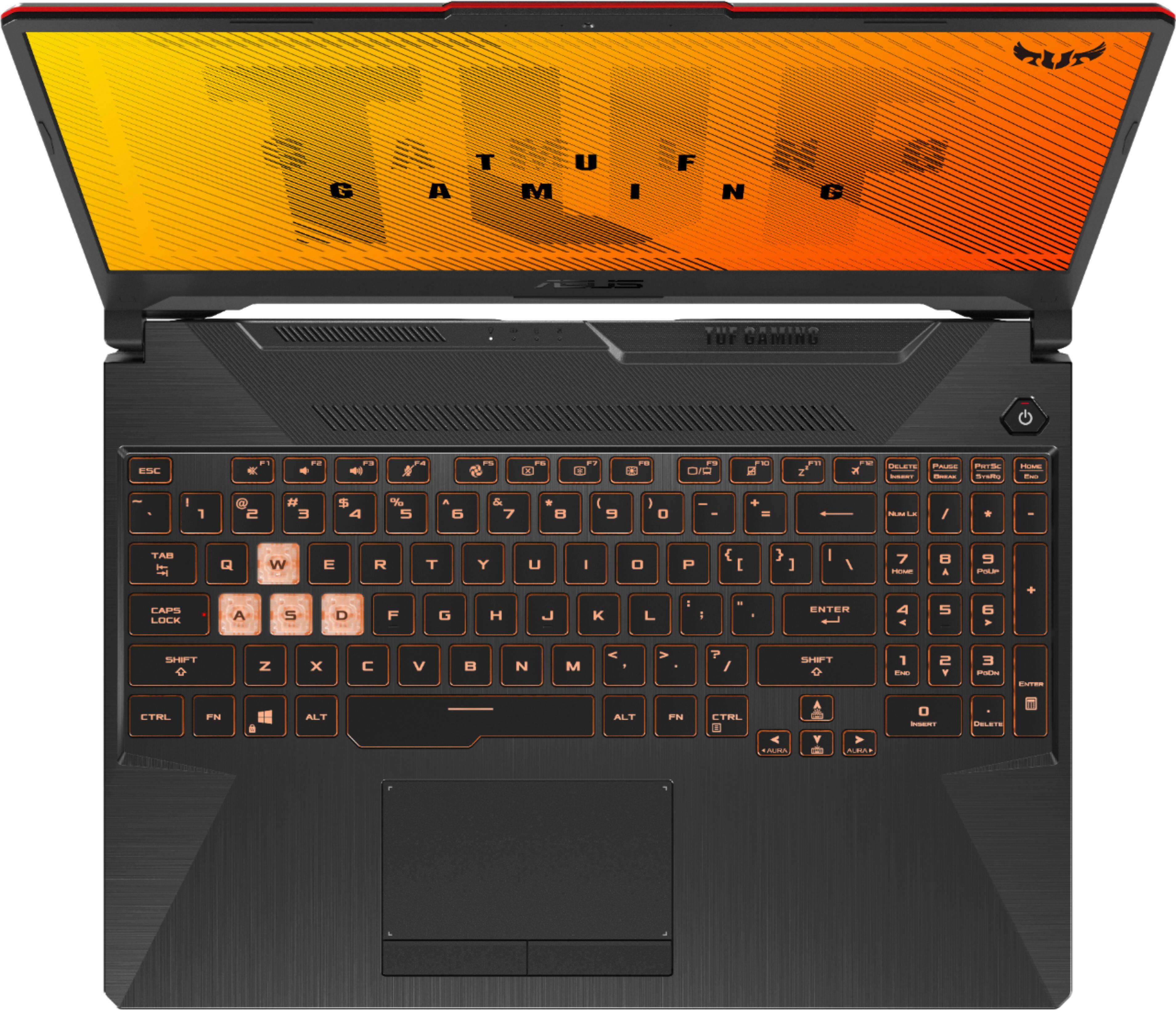 Alt View 1. ASUS - ASUS - TUF Gaming 15.6" Laptop - Intel Core i5 - 8GB Memory - NVIDIA GeForce GTX 1650 Ti - 256GB SSD - Black.