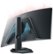 Alt View Zoom 14. Dell - S2721HGF 27" Gaming - LED Curved FHD FreeSync and G-SYNC Compatible Monitor (DisplayPort, HDMI) - Black.