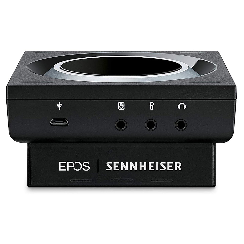 Back View: EPOS - GSX 1000 USB Gaming Amplifier with Surround Sound 7.1 - Black