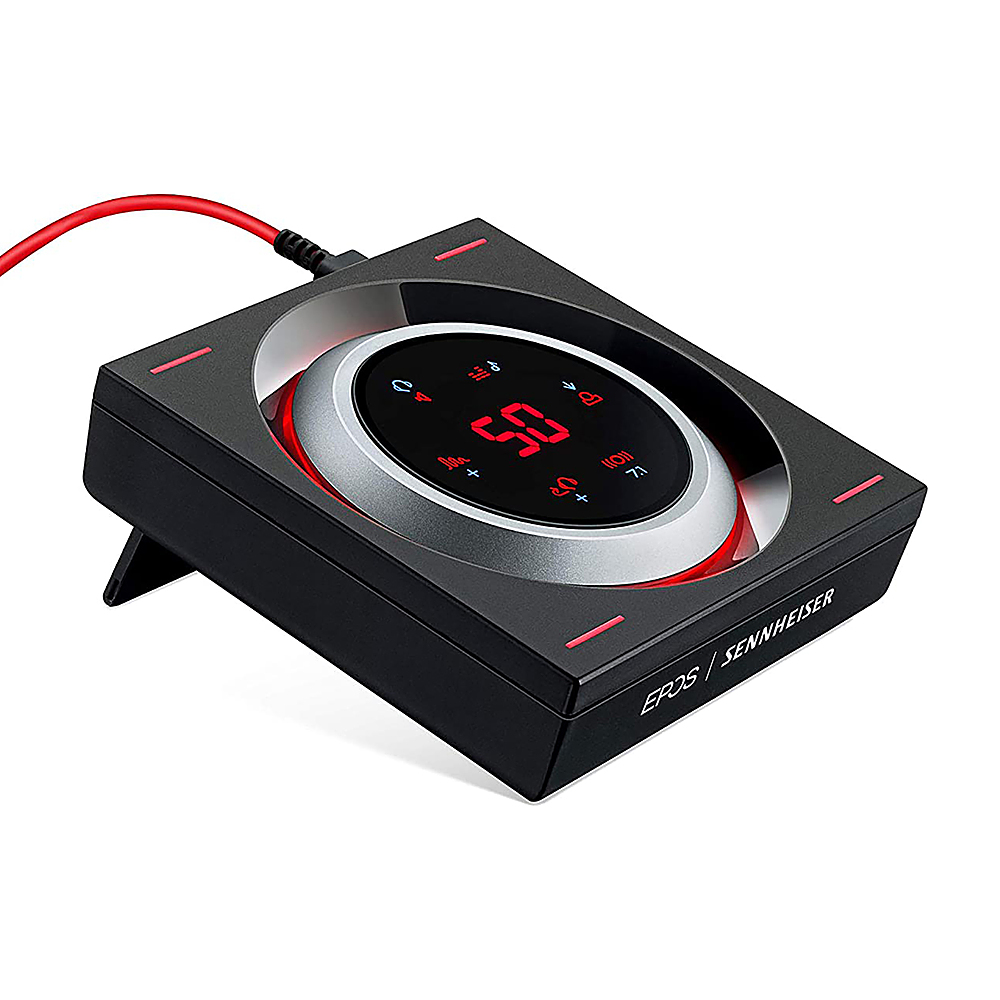 Angle View: EPOS - GSX 1000 USB Gaming Amplifier with Surround Sound 7.1 - Black