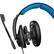 Alt View 12. EPOS - GSP 300 Closed acoustic Stereo Wired Gaming Headset - Black and Blue.