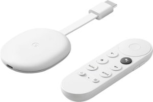 Chromecast with Google TV (4K) - Snow - Front_Zoom