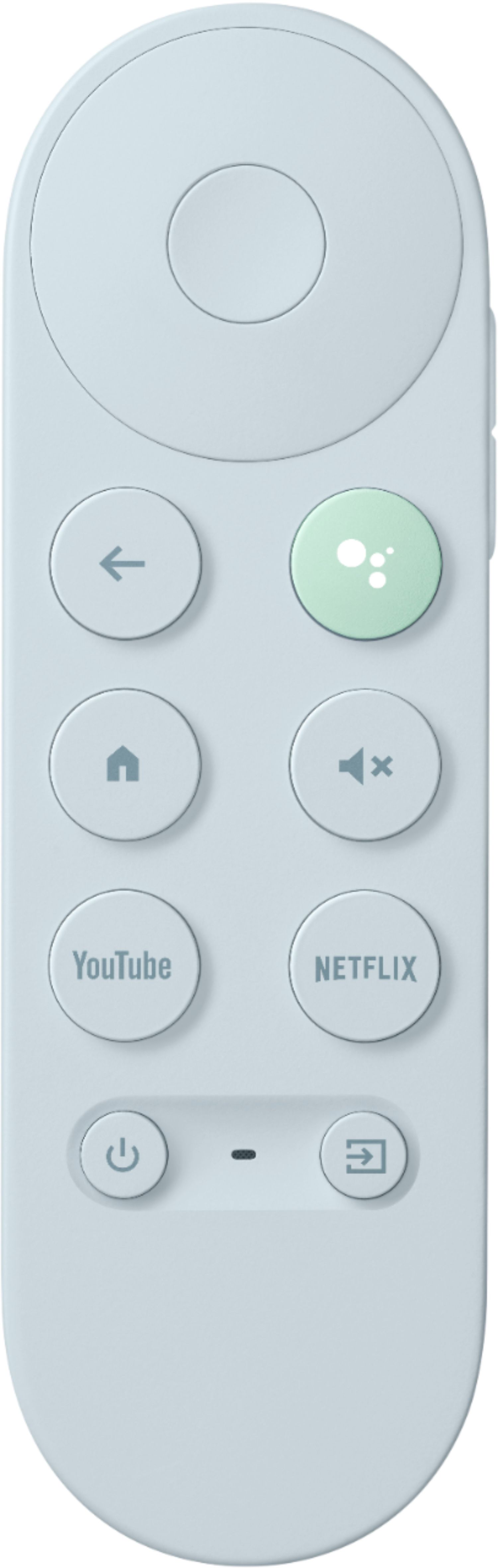 Google Chromecast with Google TV | 4K | 2020 | White Device Blue Remote