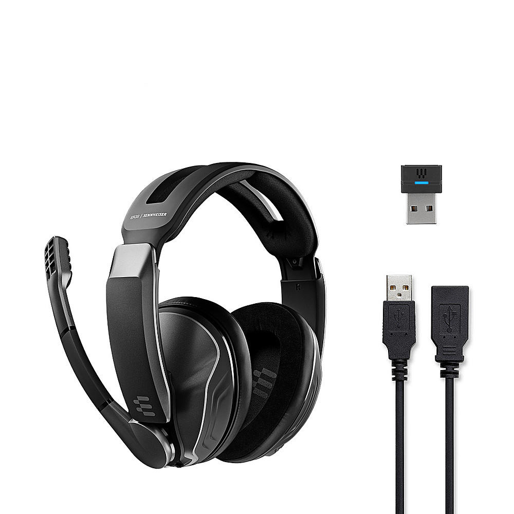 EPOS GSP 370 Wireless Gaming Headset with a closed design Black 