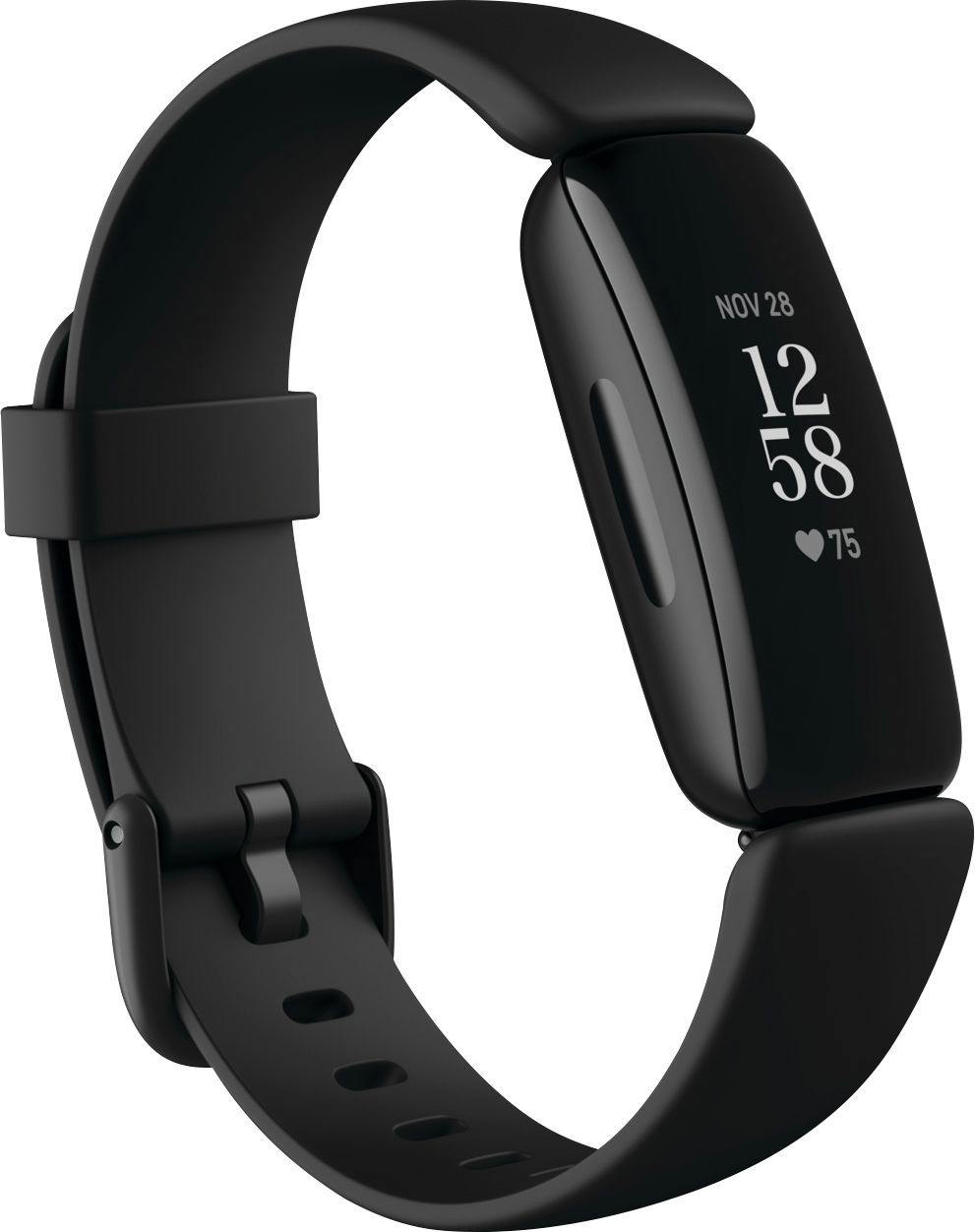 Left View: Fitbit - Inspire 2 Fitness Tracker - Black