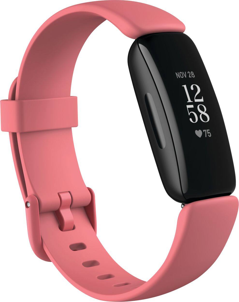 Angle. Fitbit - Inspire 2 Fitness Tracker - Desert Rose.