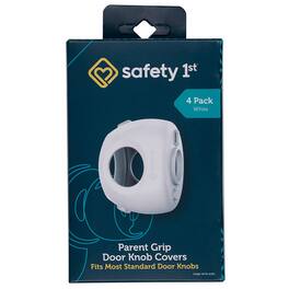 Safety 1st - White Plastic Door Knob Covers 4 pk