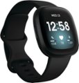 Angle Zoom. Fitbit - Versa 3 Health & Fitness Smartwatch - Black.