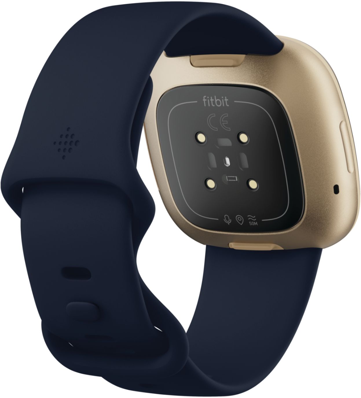 Only Pebble - Soft Gold New Fitbit Versa 3  Activity Tracker Free Shipping 
