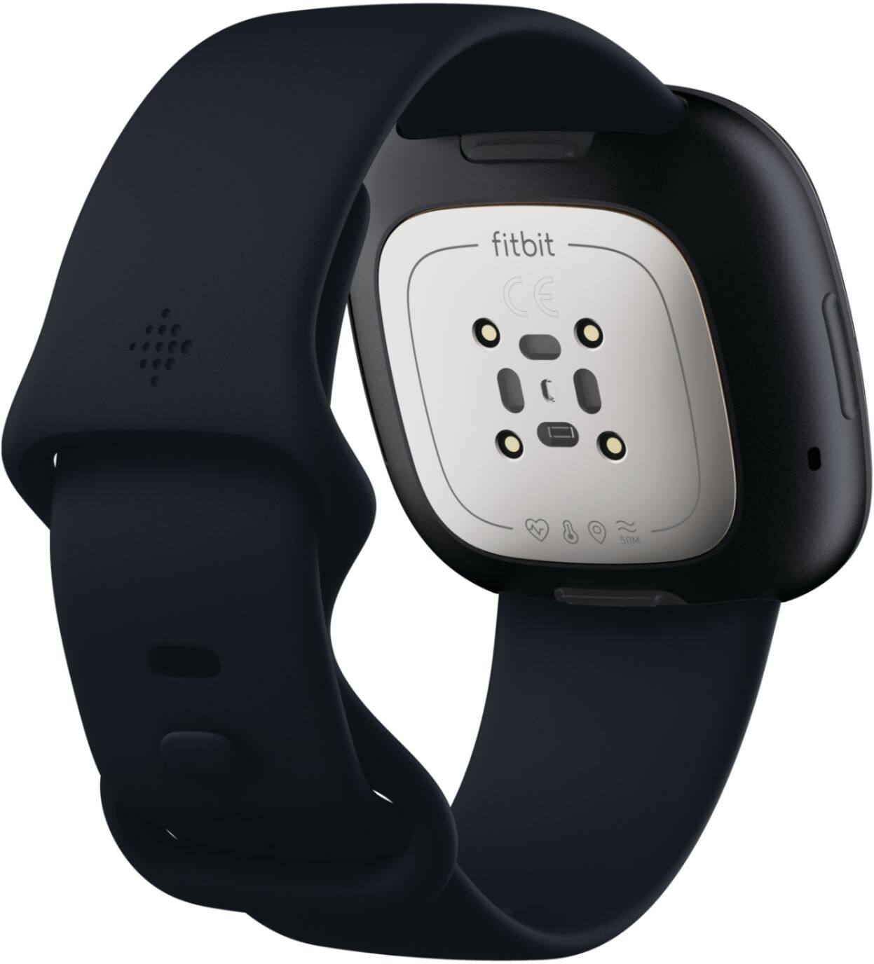 Back. Fitbit - Sense Advanced Health Smartwatch - Graphite.