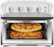 Angle Zoom. Chefman - Toast-Air 6-Slice Convection Toaster Oven + Air Fryer - Silver.