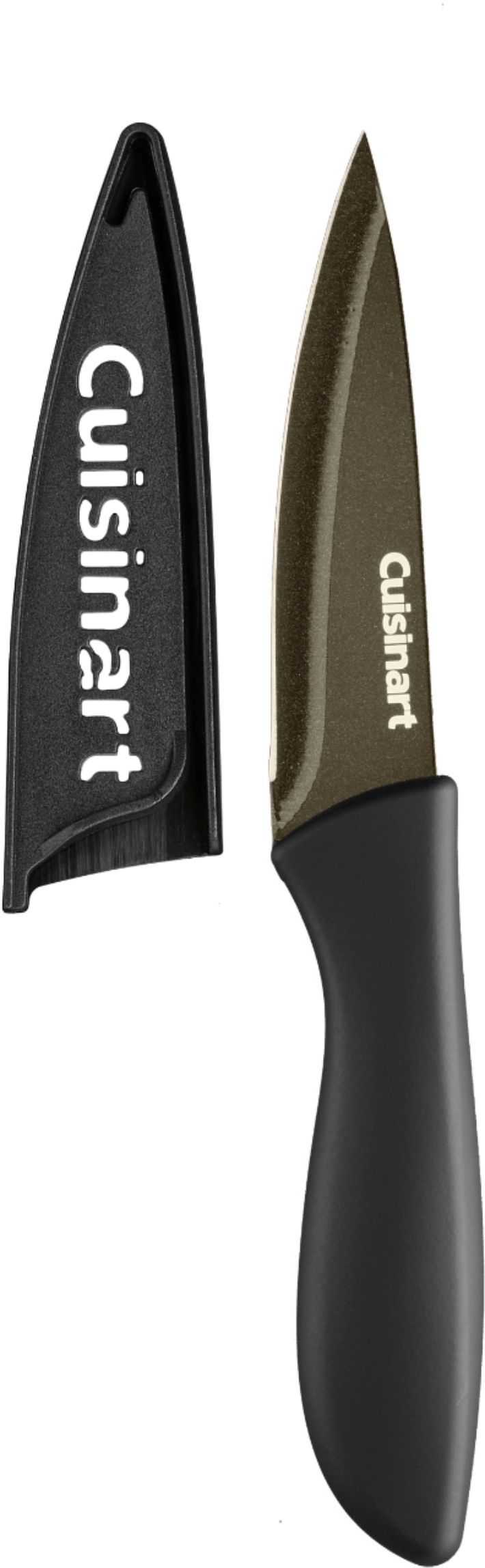 Cuisinart 12-Piece Metallic Knife Set with Blade Guards - Black - 9476834