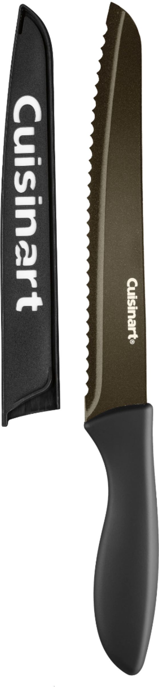 Best Buy: Cuisinart 12pc Coated Knife Set with Blade Guards Black