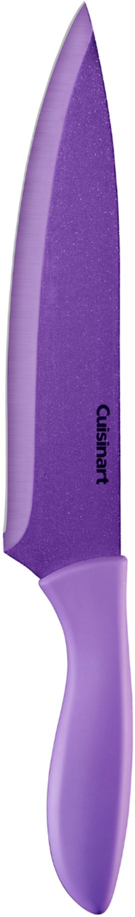 CUISINART 8 Inch Chef's Knife Stainless Steel Purple Cook +Blade Guard  Advantage