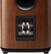 Back. JBL - HDI3600 Triple 6.5-inch 2-1/2 way Floorstanding Loudspeaker with 1" compression tweeter - Walnut Wood Finish.