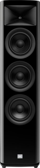 Front Zoom. JBL - HDI3600 Triple 6.5-inch 2-1/2 way Floorstanding Loudspeaker with 1" compression tweeter - Gloss Black Finish.