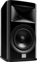 JBL - HDI1600 6.5" 2-way bookshelf loudspeaker with 1" compression tweeter, each - Gloss Black Finish - Angle_Zoom