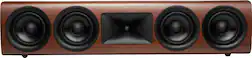 JBL - HDI4500 Quadruple 5.25" 2-1/2 way Center Channel Loudspeaker with 1" compression tweeter - Walnut Wood Finish - Front_Zoom