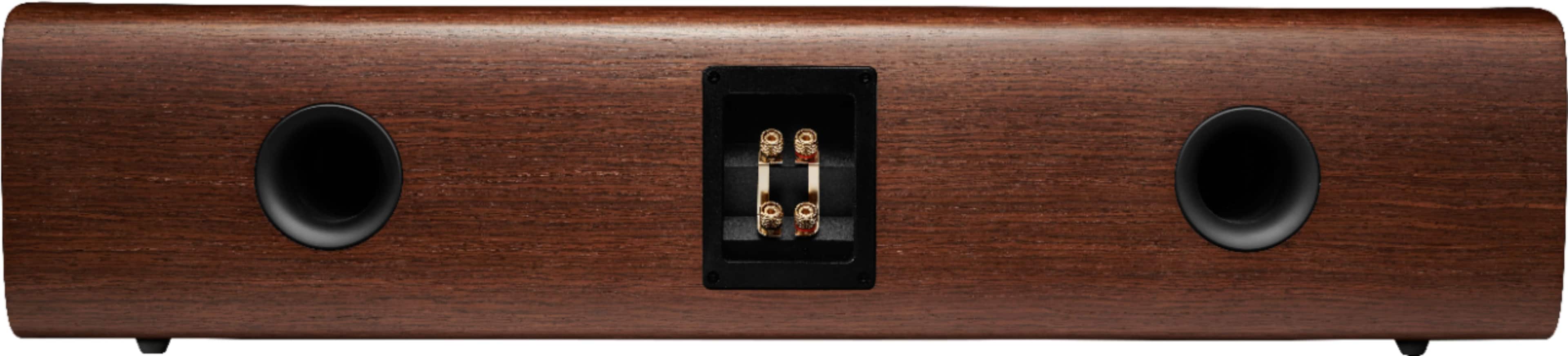 Alt View 11. JBL - HDI4500 Quadruple 5.25" 2-1/2 way Center Channel Loudspeaker with 1" compression tweeter - Walnut Wood Finish.