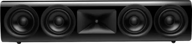 Front. JBL - HDI4500 Quadruple 5.25" 2-1/2 way Center Channel Loudspeaker with 1" compression tweeter - Gloss Black Finish.