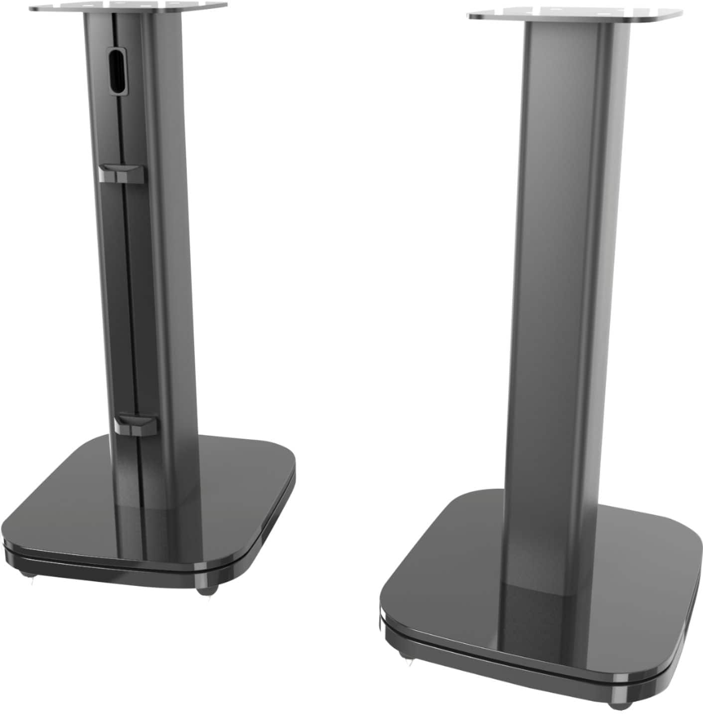 Angle. JBL - HDI-FS floor stands for HDI1600 bookshelf speakers, pair - Gloss Black.