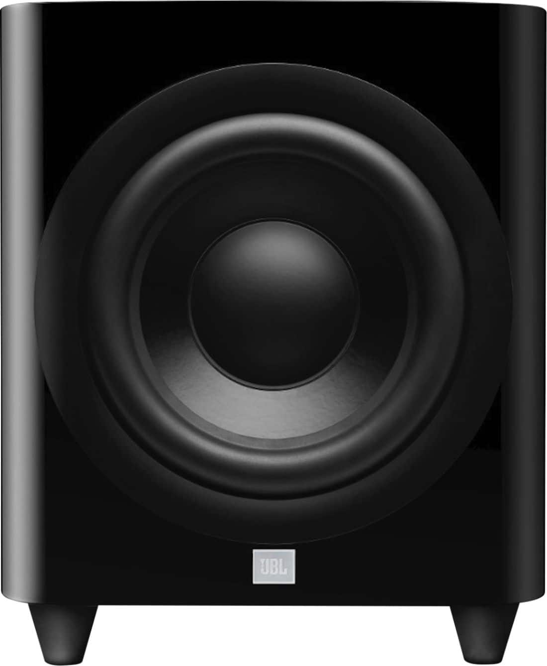 JBL - HDI 1200P 12" 1000W Powered Subwoofer - Gloss Black - Front_Zoom