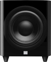 JBL - HDI 1200P 12" 1000W Powered Subwoofer - Gloss Black - Front_Zoom