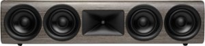 JBL - HDI4500 Quadruple 5.25" 2-1/2 way Center Channel Loudspeaker with 1" compression tweeter - Gray Oak Finish - Front_Zoom