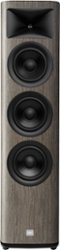 JBL - HDI3600 Triple 6.5-inch 2-1/2 way Floorstanding Loudspeaker with 1" compression tweeter - Gray Oak Finish - Front_Zoom