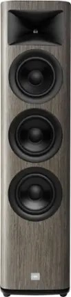 Front. JBL - HDI3600 Triple 6.5-inch 2-1/2 way Floorstanding Loudspeaker with 1" compression tweeter - Gray Oak Finish.