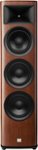 Front Zoom. JBL - HDI3800 Triple 8-inch 2-1/2 way Floorstanding Loudspeaker with 1" compression tweeter - Walnut Wood Finish.