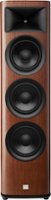JBL - HDI3800 Triple 8-inch 2-1/2 way Floorstanding Loudspeaker with 1" compression tweeter - Walnut Wood Finish - Front_Zoom