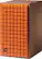 Left. JBL - L82Classic 8-inch 2-way Bookshelf Loudpeakers, Pair - Orange Grille.