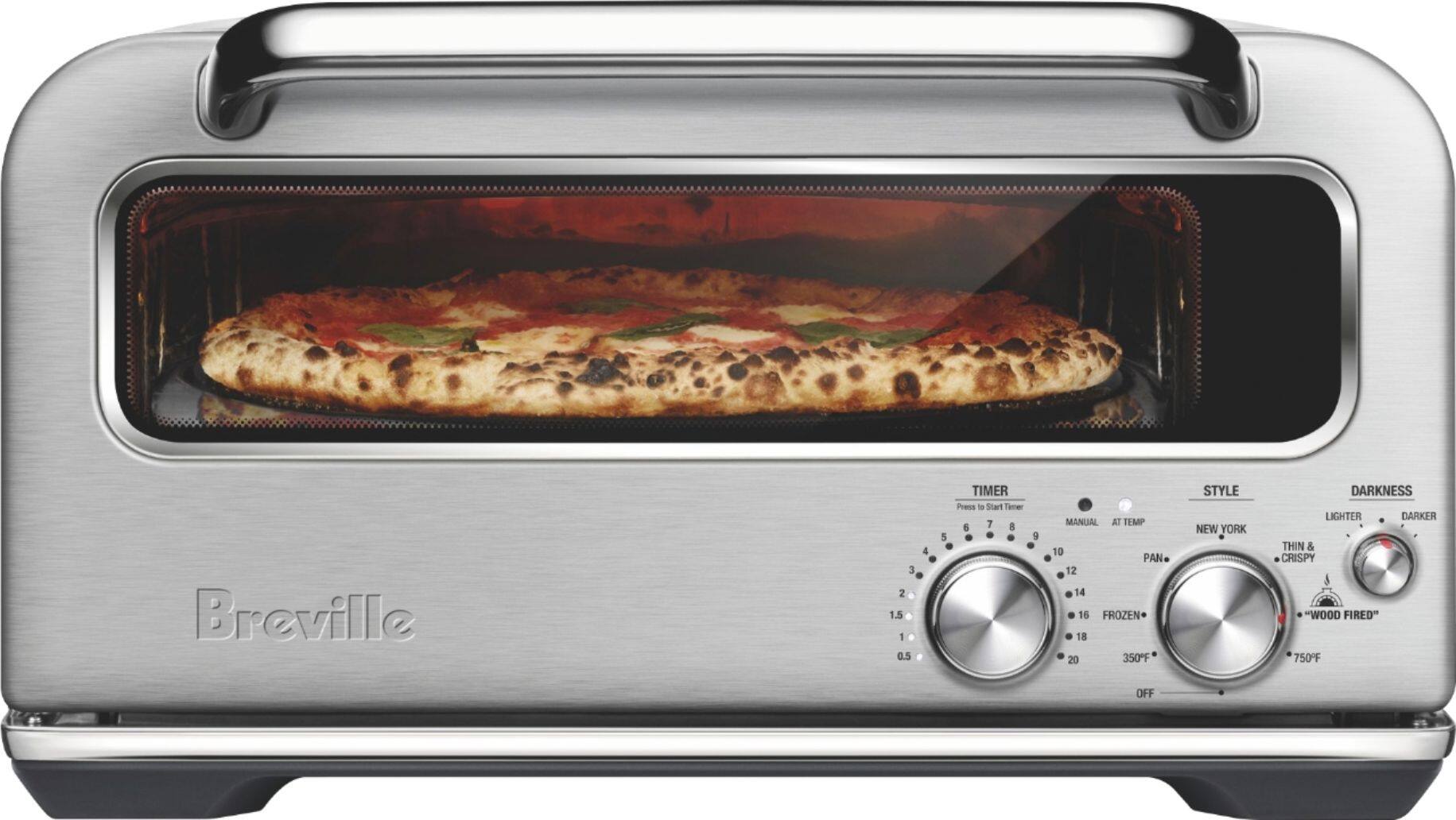 Alt View 11. Breville - the Smart Oven Pizzaiolo - Brushed Stainless Steel.