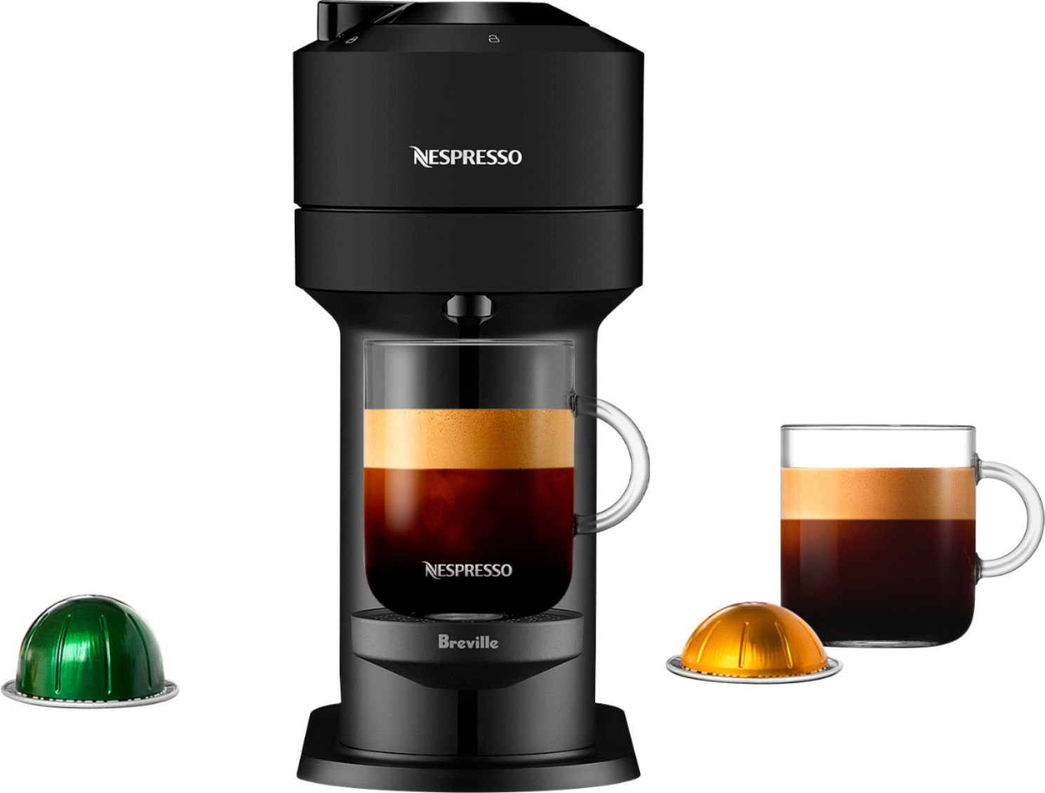 Nespresso – Vertuo Next Coffee and Espresso Maker by Breville, Limited Edition – Matte Black