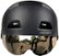 Alt View Zoom 11. Hover-1 - Helmet with Detachable Visor - Black - Size Medium.