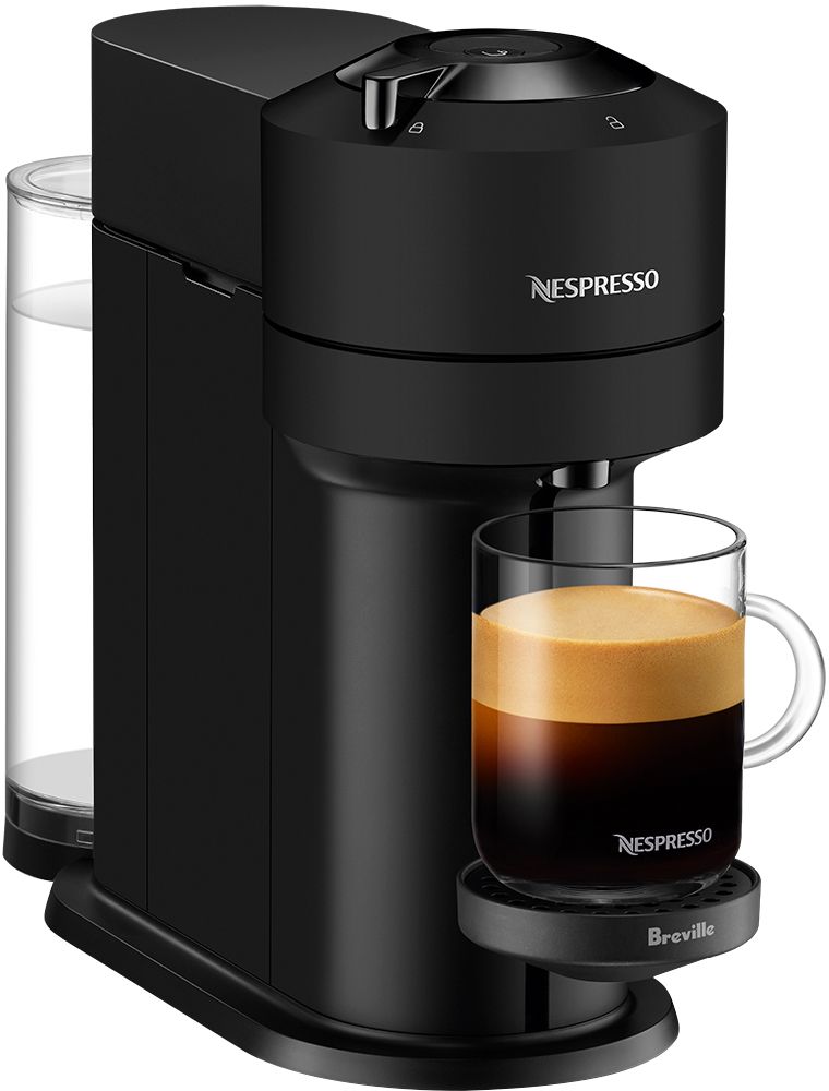 Best Buy: Nespresso Vertuo Next Coffee and Espresso Maker by Breville,  Limited Edition with Aeroccino Milk Frother Matte Black BNV550MTB1BUC1