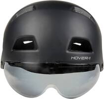 Hover-1 - Helmet with Detachable Visor - Black - Size Large - Front_Zoom