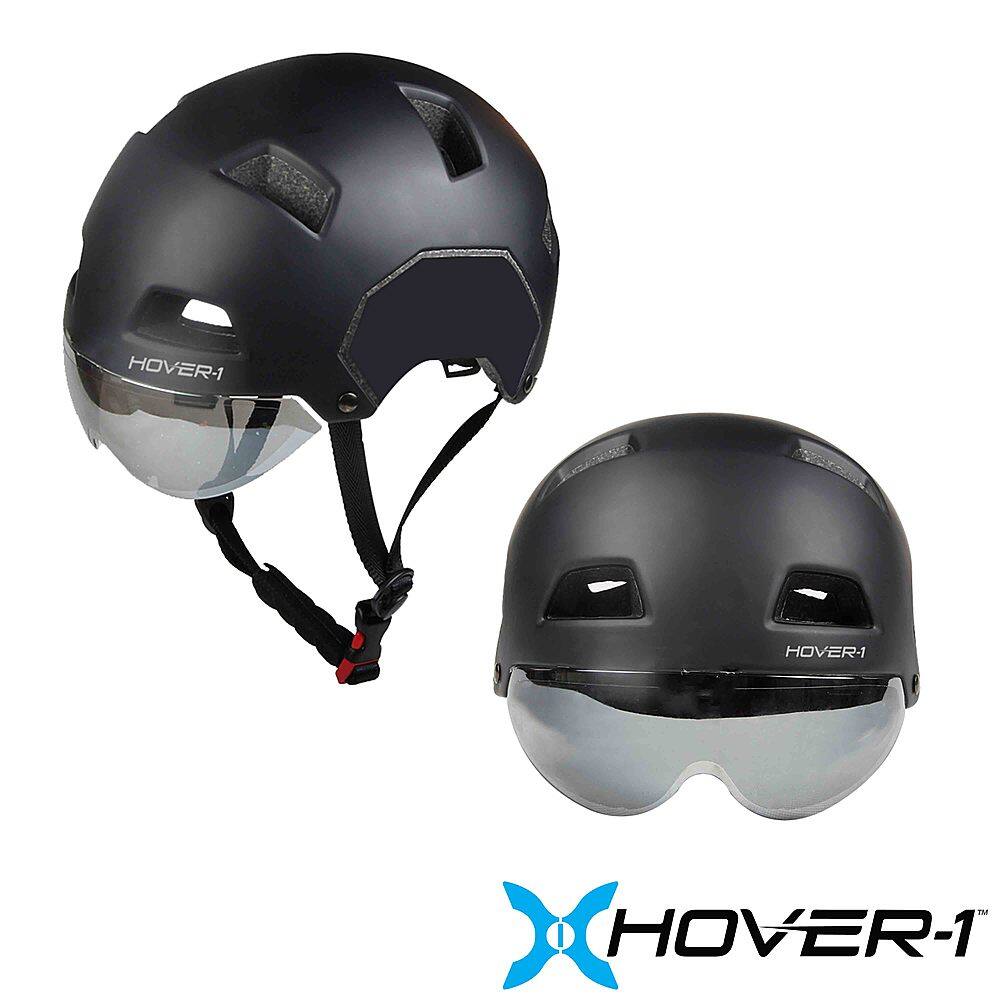 Alt View 14. Hover-1 - Helmet with Detachable Visor - Black.
