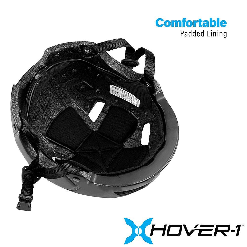 Alt View 15. Hover-1 - Helmet with Detachable Visor - Black.