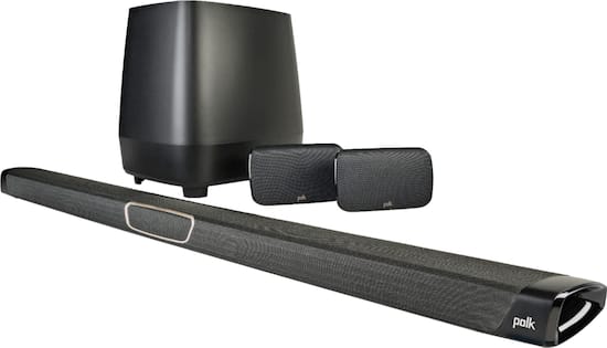 Polk Audio 5 1 Channel Magnifi Max Soundbar With Wireless Subwoofer Surround Speakers Pair Black Magnifi Max Sr Best Buy Polk Audio 5 1 Channel Magnifi Max Soundbar With Wireless Subwoofer Surround Speakers Pair Black Magnifi Max Sr Best Buy