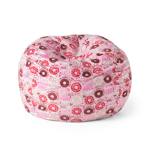 Noble House - Mayfly Fabric Bean Bag - Pink Donut Print