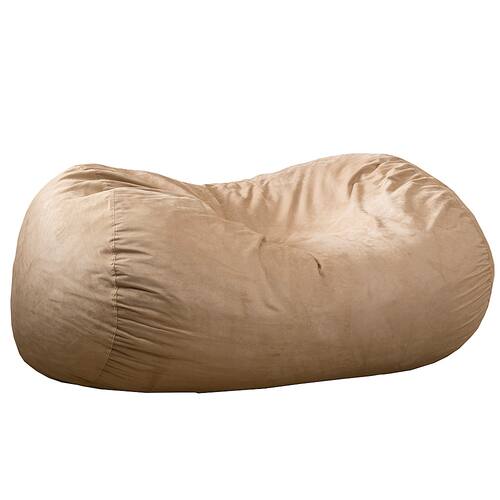 Noble House - Byfield Suede Bean Bag - Tuscany