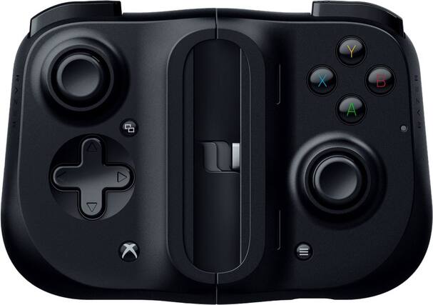 Front. Razer - Kishi for Android (Xbox) Gaming Controller: Cloud Gaming Ready - Compatible with Most USB-C Android Phones - Black.