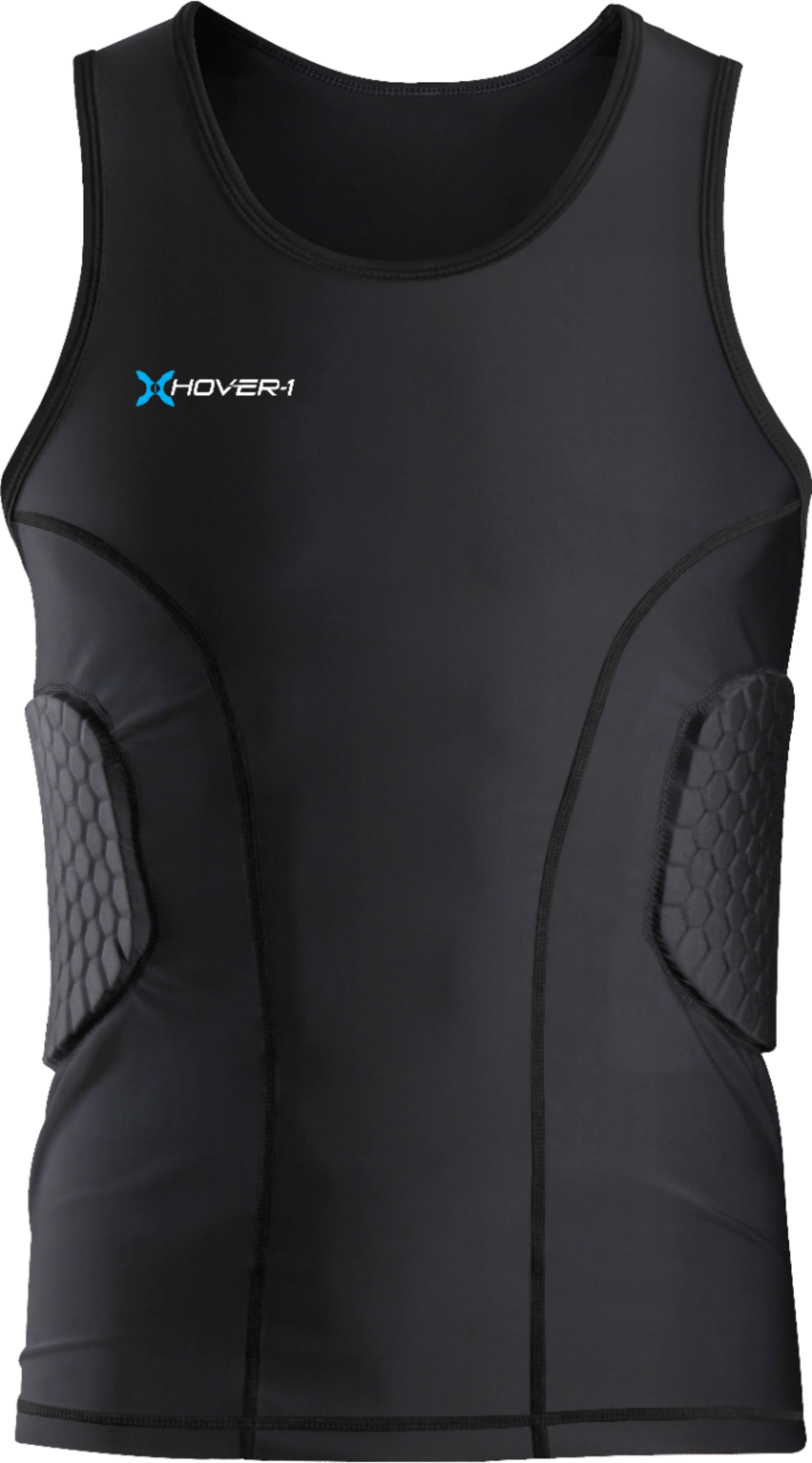 Hover-1 - Padded Tank Top - Black - Size Medium - Front_Zoom