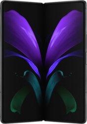 Samsung - Galaxy Z Fold2 5G 256GB (Unlocked) - Black - Front_Zoom
