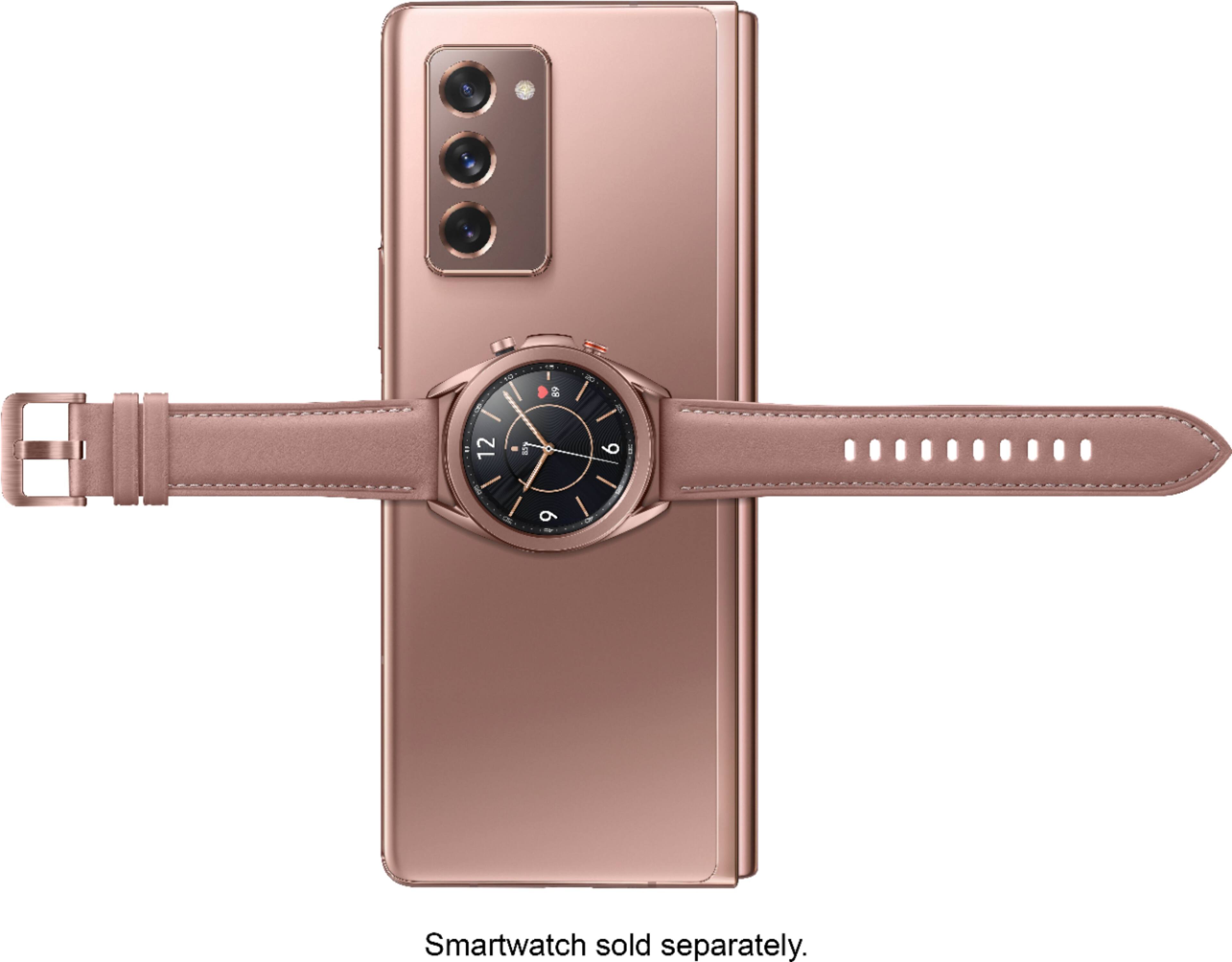 Alt View 19. Samsung - Galaxy Z Fold2 5G 256GB - Bronze.